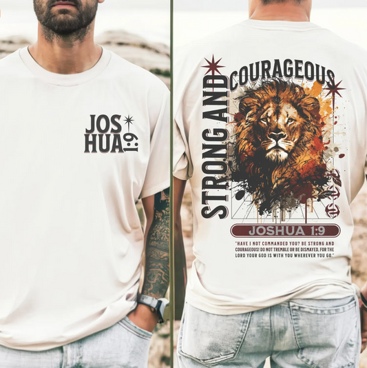 strong & courageous tee